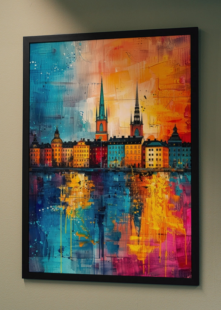 Stockholm s krásnými barvami