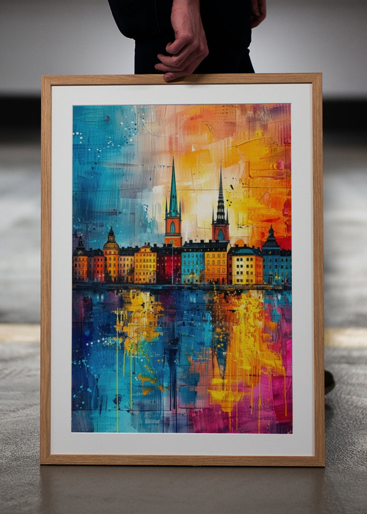 Stockholm s krásnými barvami