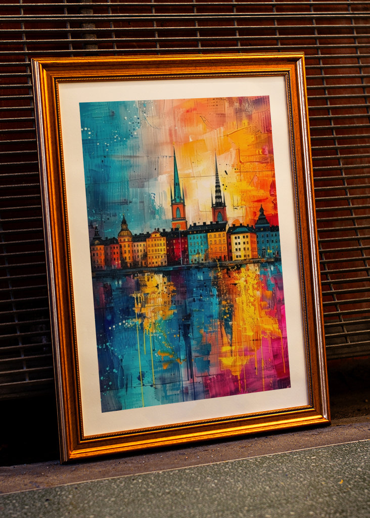 Stockholm s krásnými barvami