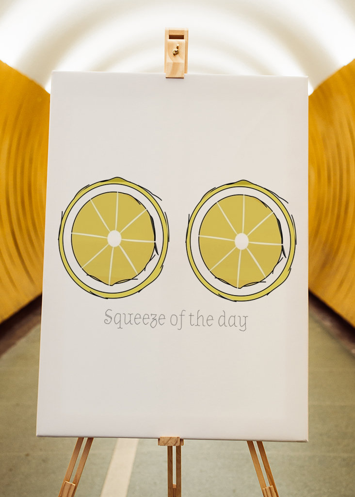Dva ilustrované citrony