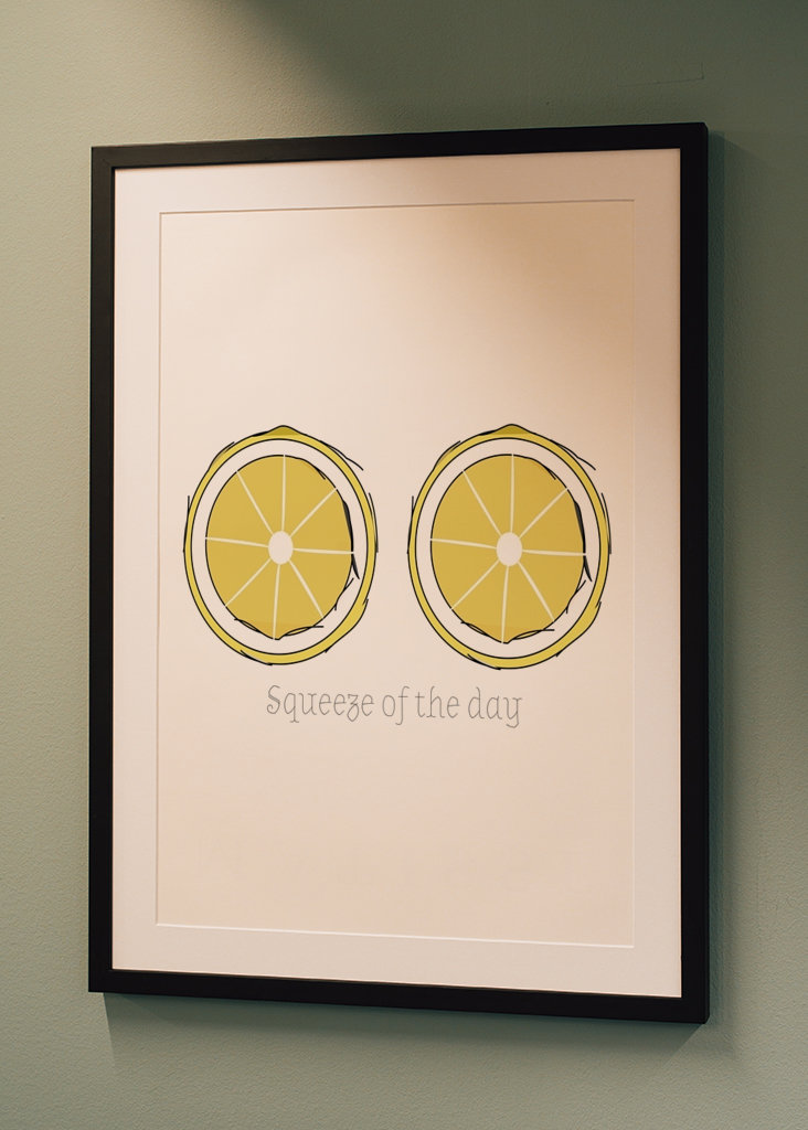 Dva ilustrované citrony