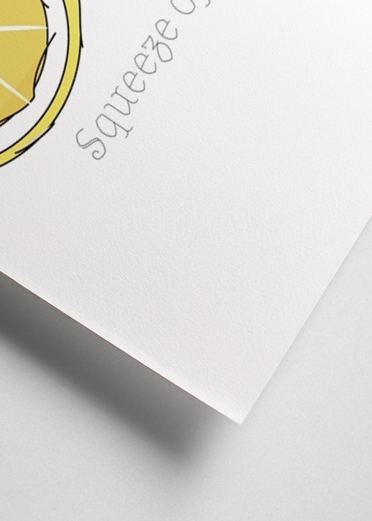 Dva ilustrované citrony