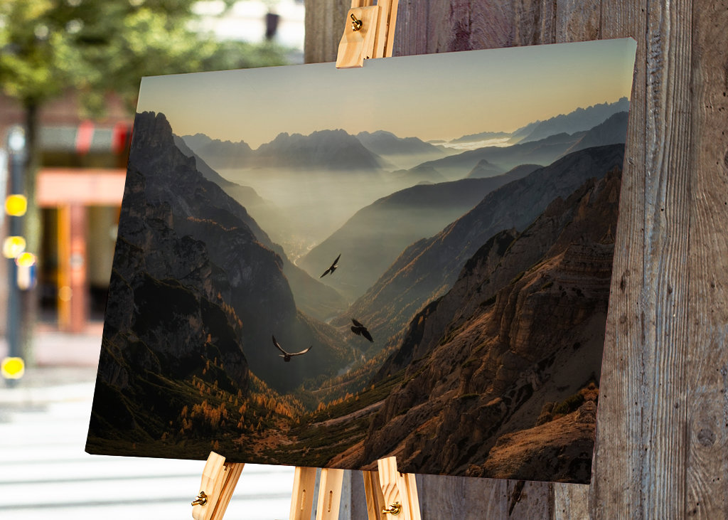 Fliegen Sie in die Dolomiten