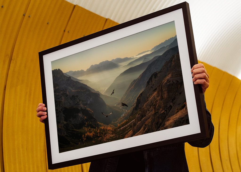 Fliegen Sie in die Dolomiten