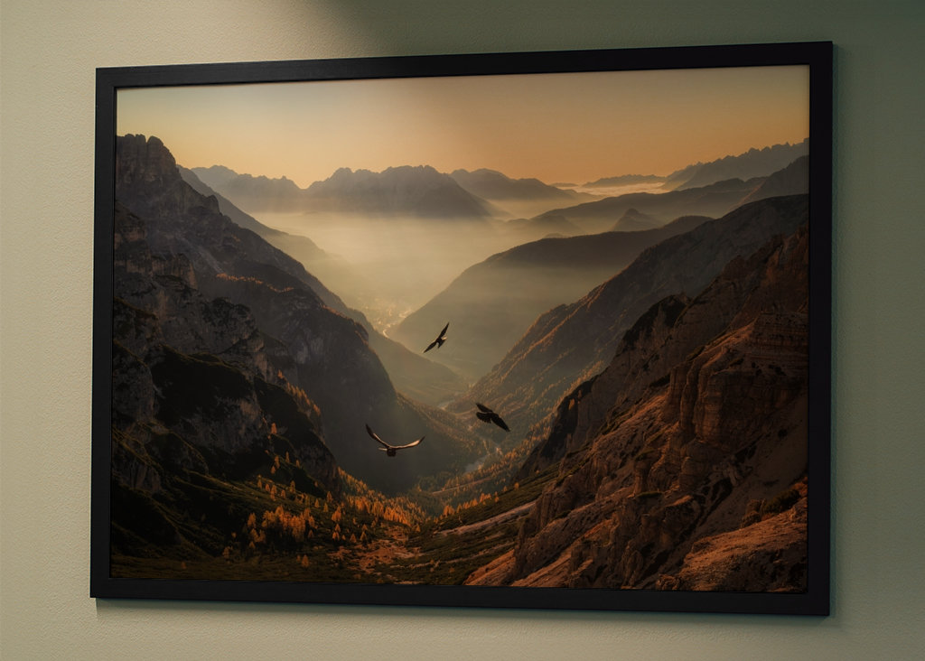 Fliegen Sie in die Dolomiten