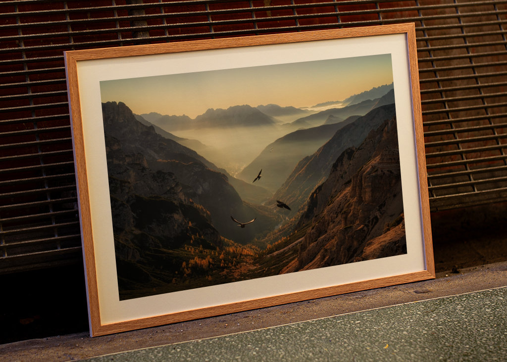 Fliegen Sie in die Dolomiten