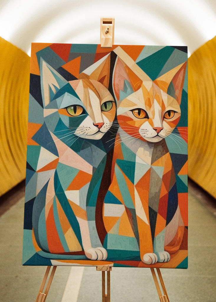  Gatos al estilo Picasso