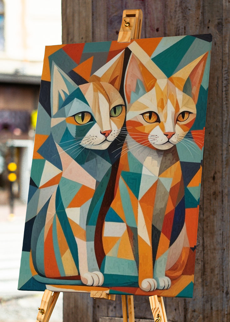  Gatos al estilo Picasso