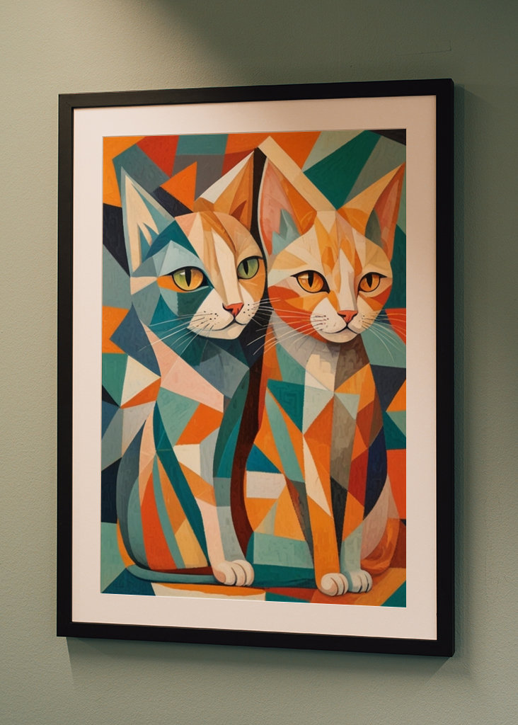  Gatos al estilo Picasso