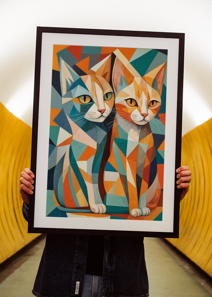  Gatos al estilo Picasso