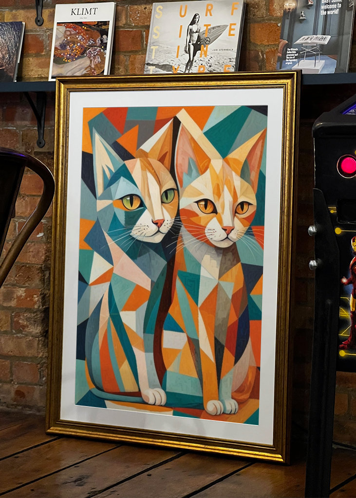  Gatos al estilo Picasso