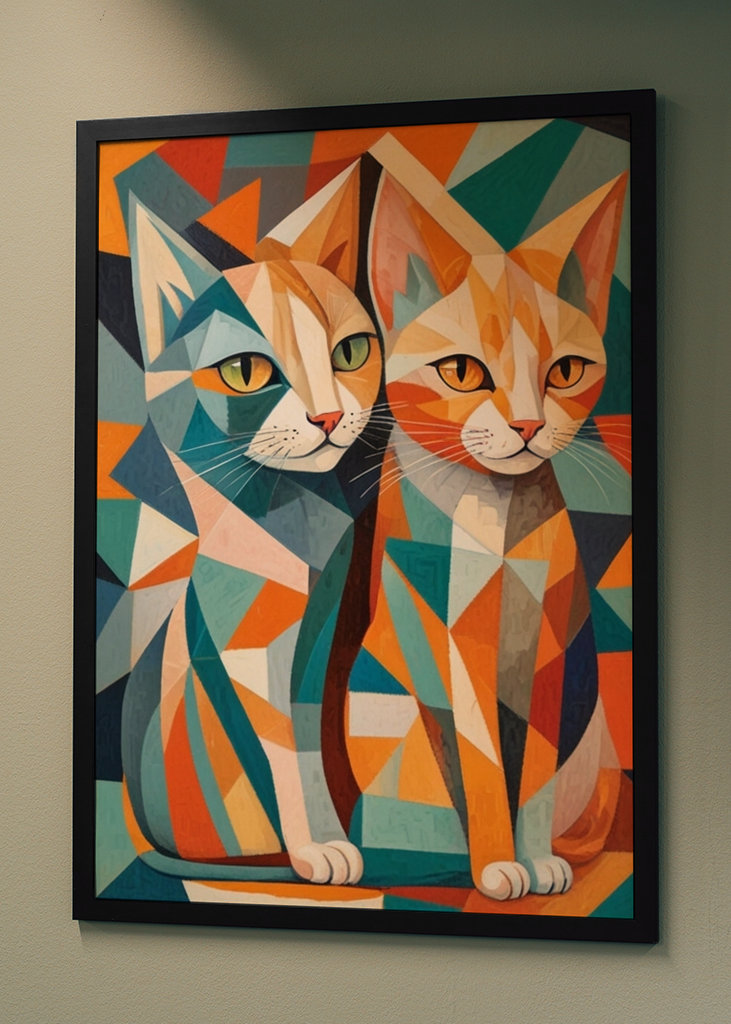  Gatos al estilo Picasso