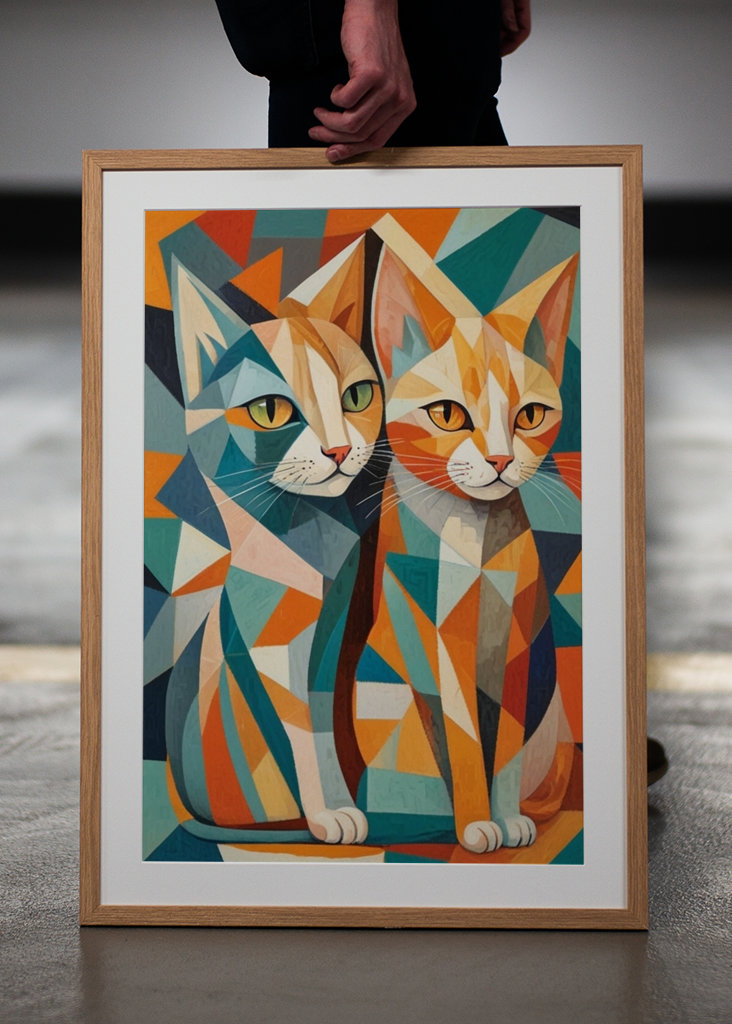  Gatos al estilo Picasso