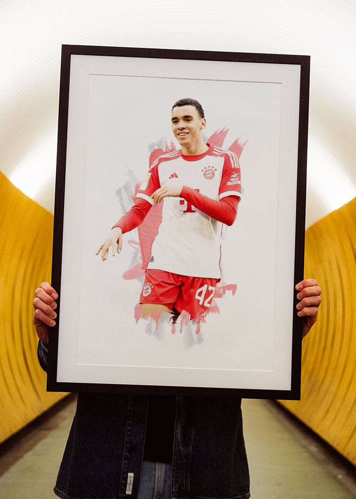 Jamal Musiala akvarel