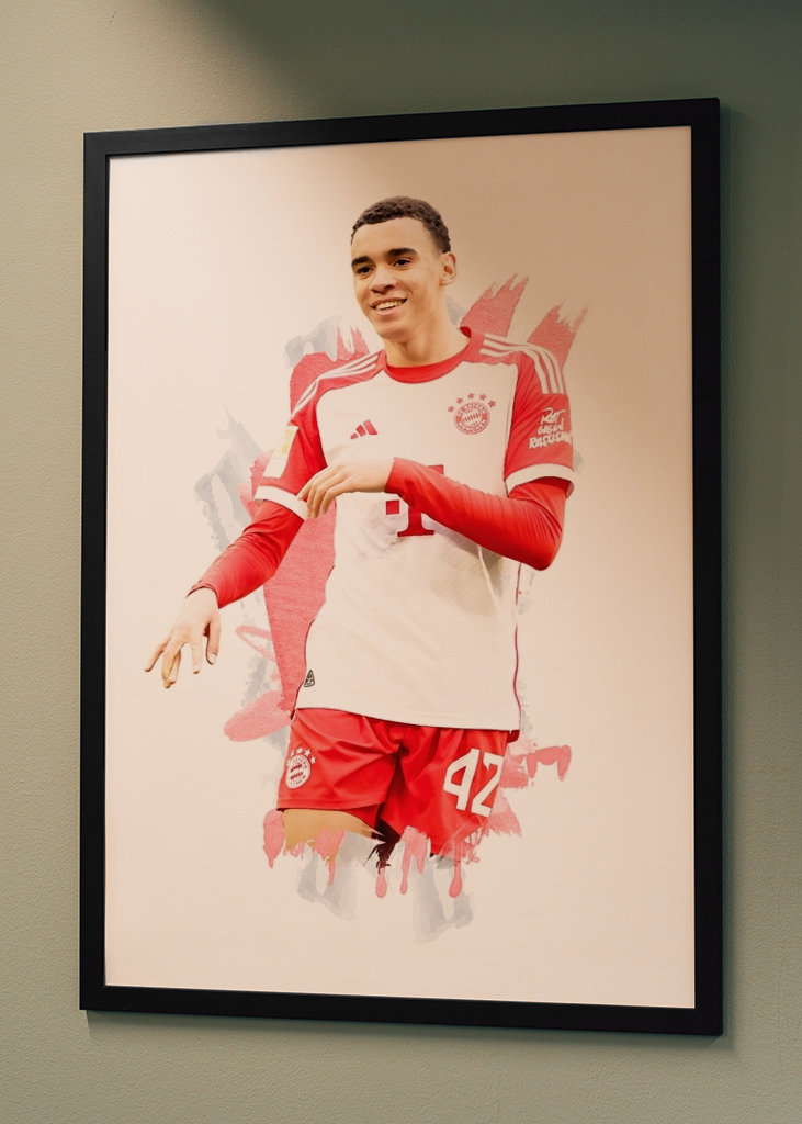 Jamal Musiala akvarel