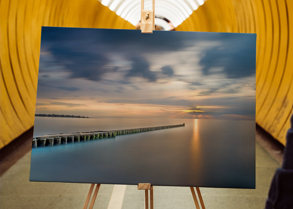 Sunset on the Baltic Sea