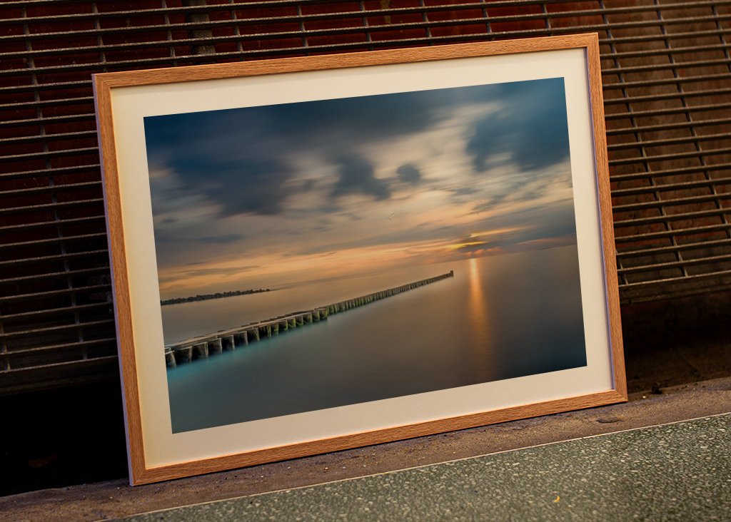 Sunset on the Baltic Sea