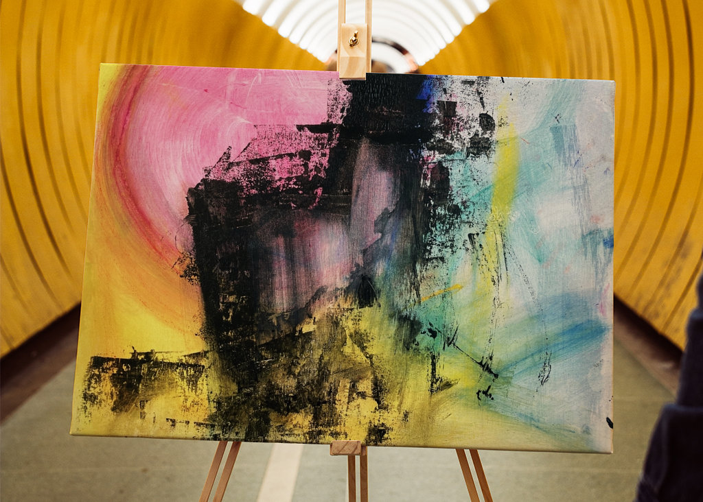 Abstract painting Landscape