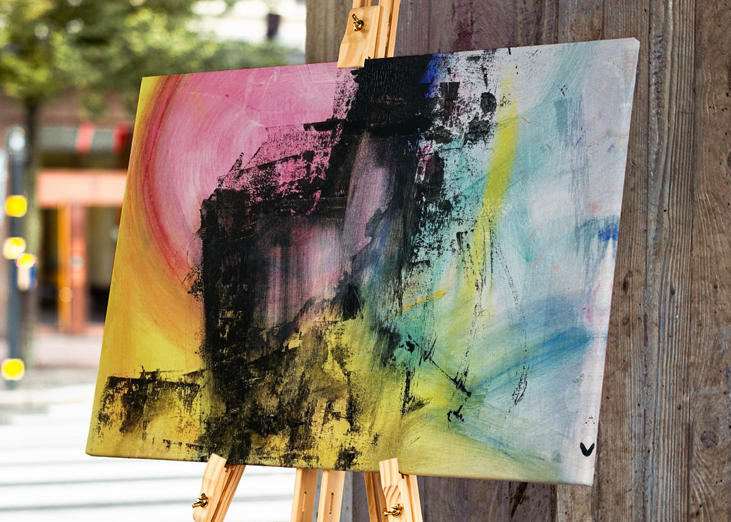 Abstract painting Landscape