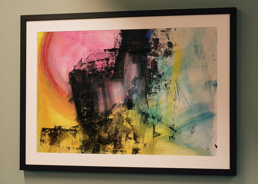 Abstract painting Landscape