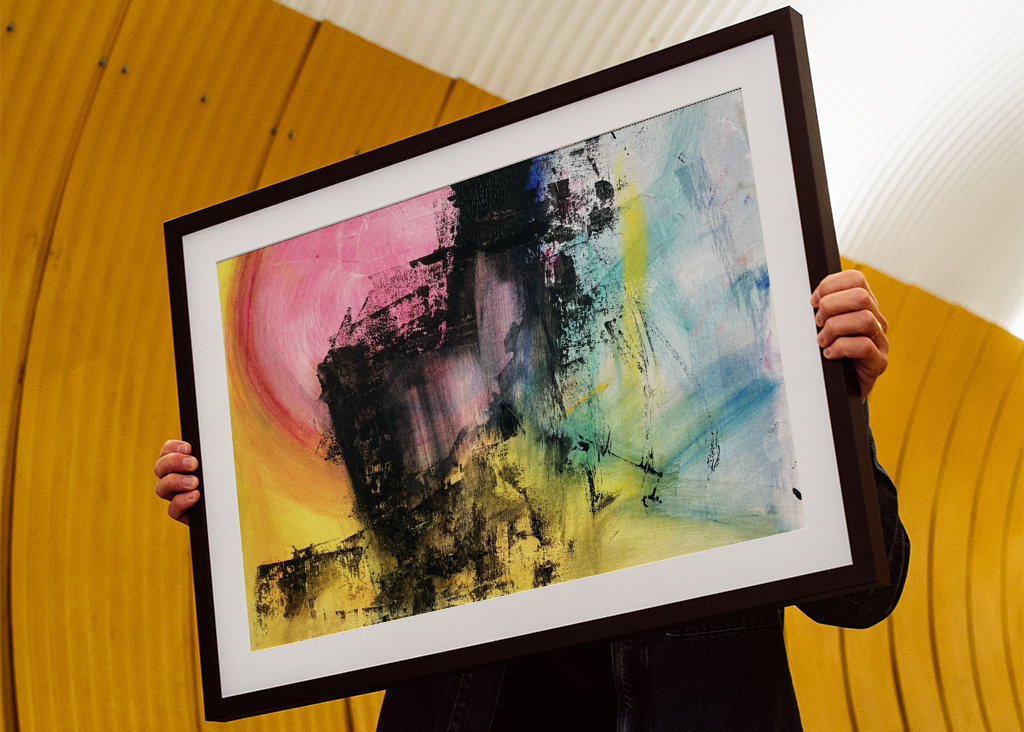 Abstract painting Landscape