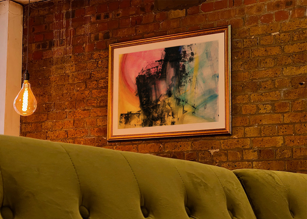 Abstract painting Landscape