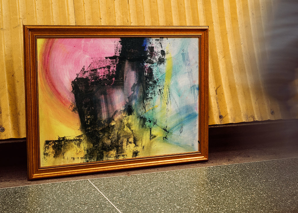 Abstract painting Landscape