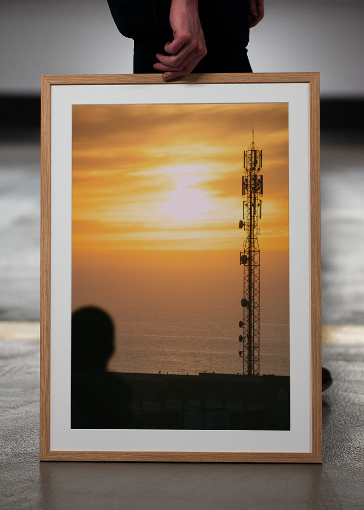 Sunset and Antenna