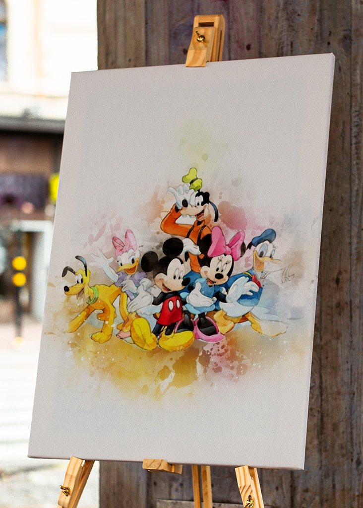 Kreslený rodinný akvarel