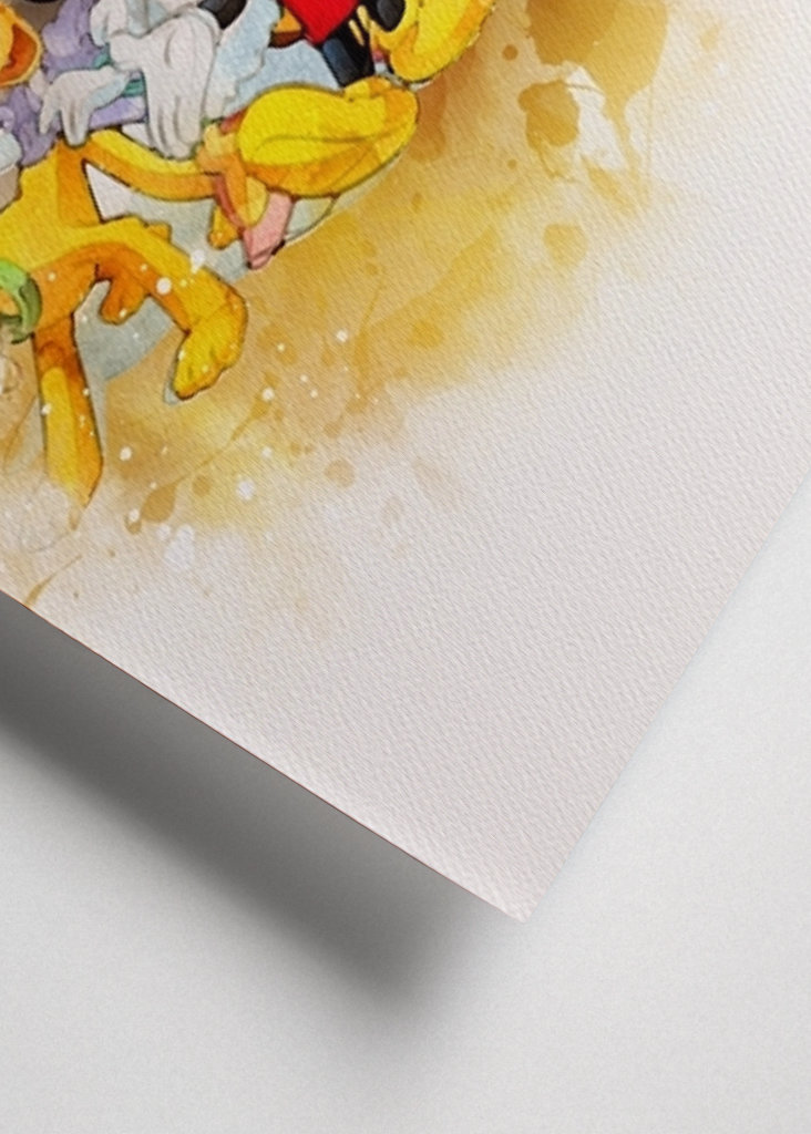 Kreslený rodinný akvarel