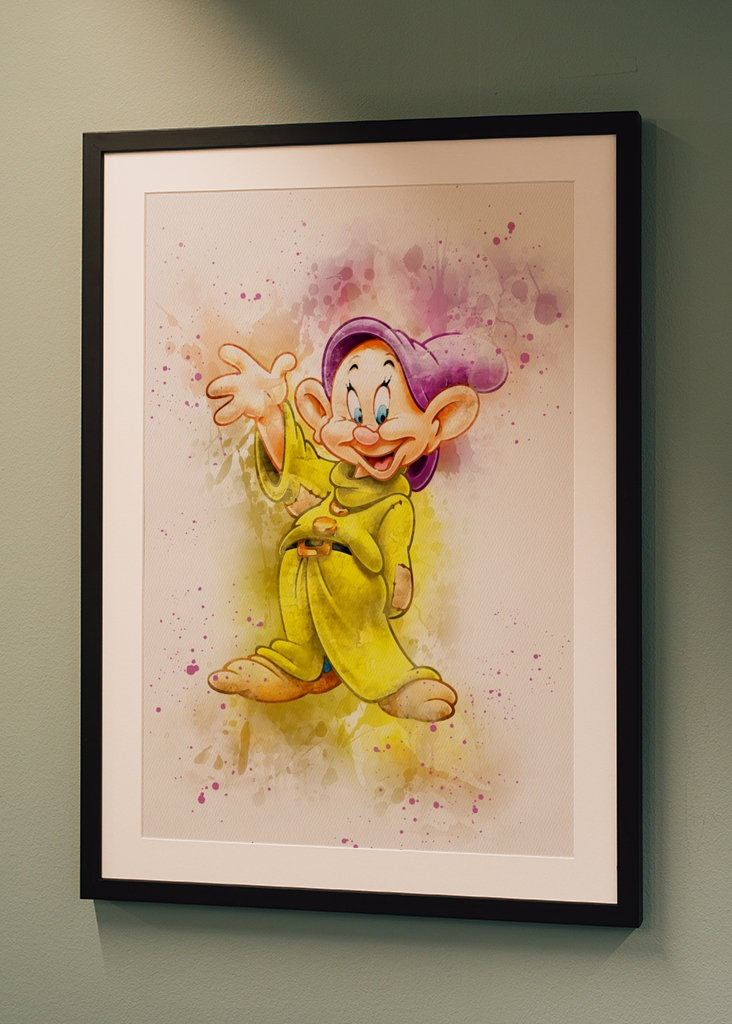 Dopey Dwarf Watercolor