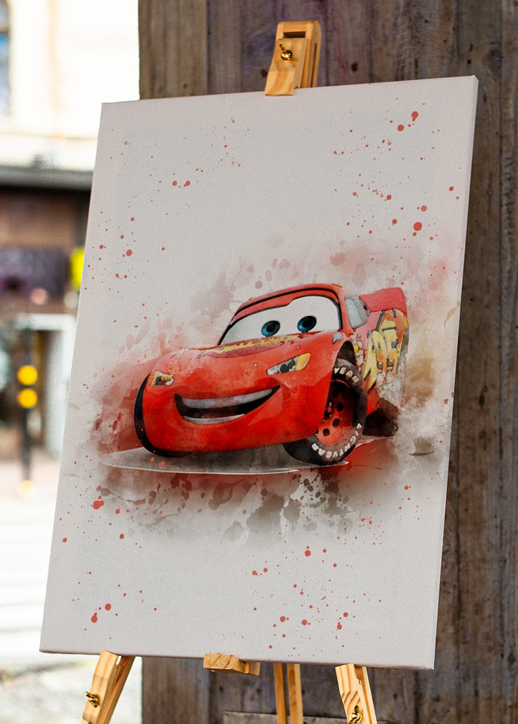 MCQUEEN auto acquerello