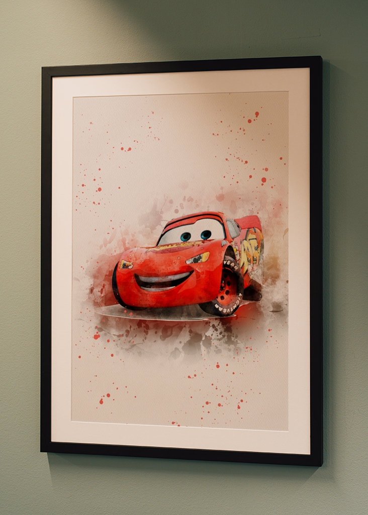 MCQUEEN auto acquerello