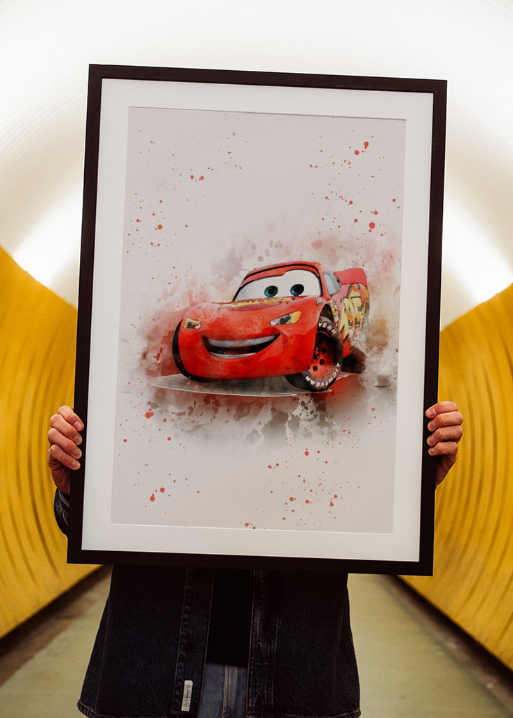 MCQUEEN auto acquerello