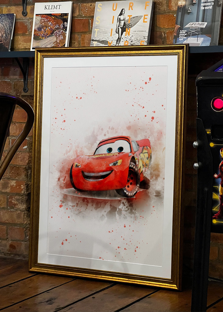 MCQUEEN auto acquerello