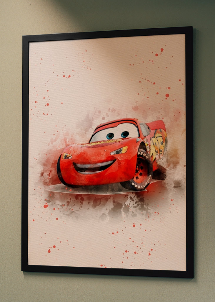 MCQUEEN auto acquerello