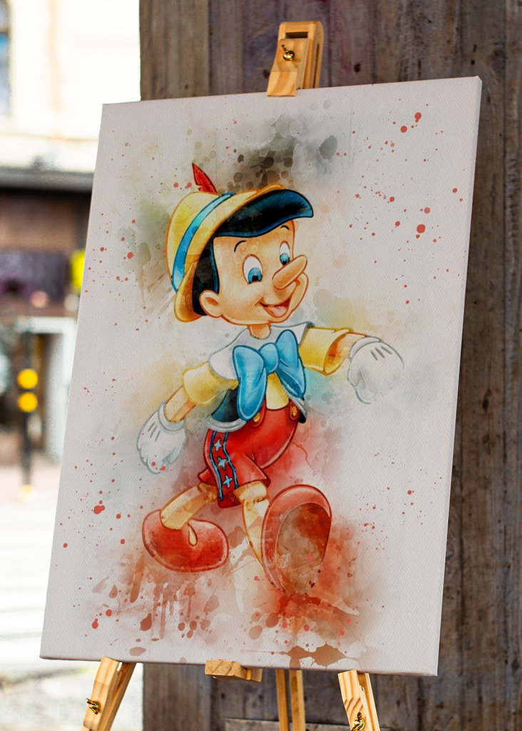 Pinocchio Watercolor