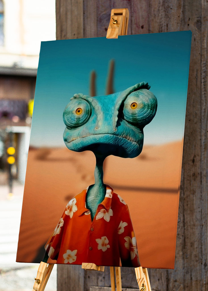 Rango Johnny Depp Lizart
