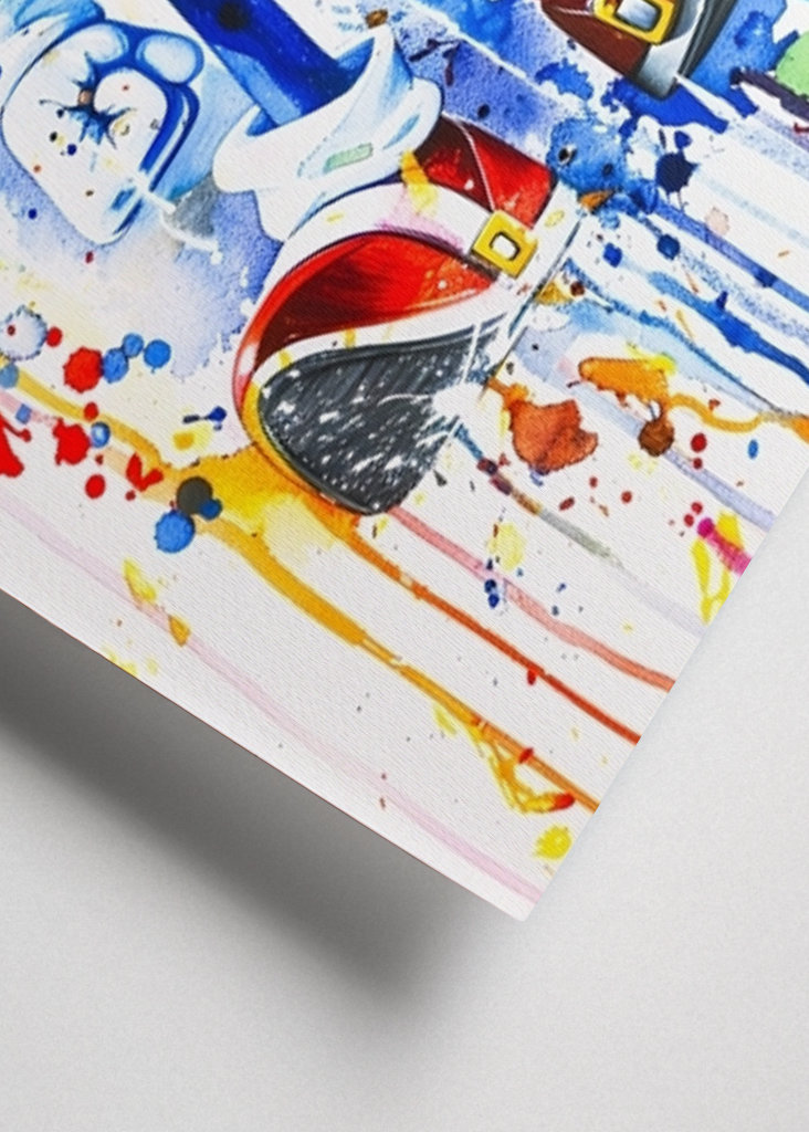 Akvarel Zvíře Barevné