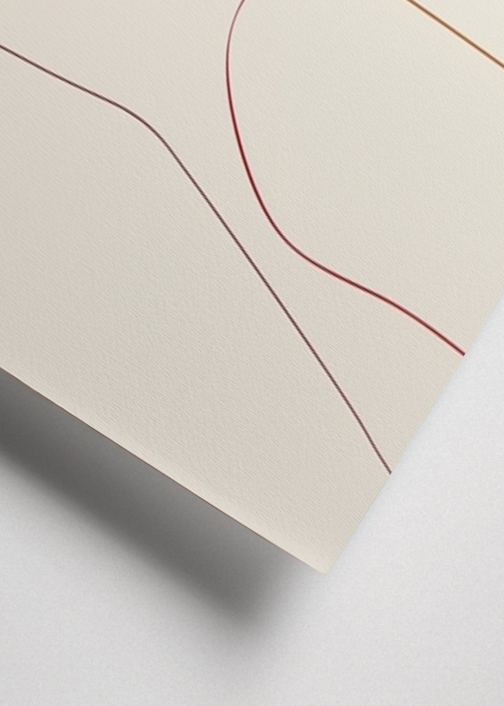 Minimalistische Frau Illustration 