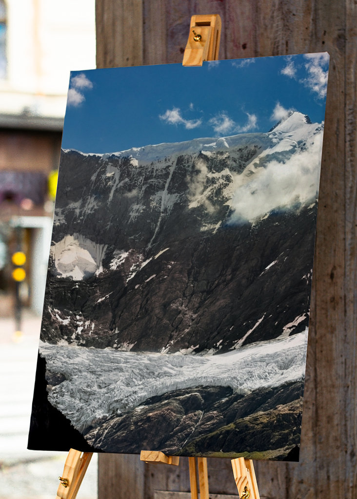 Cima de la montaña del glaciar Grindelwald