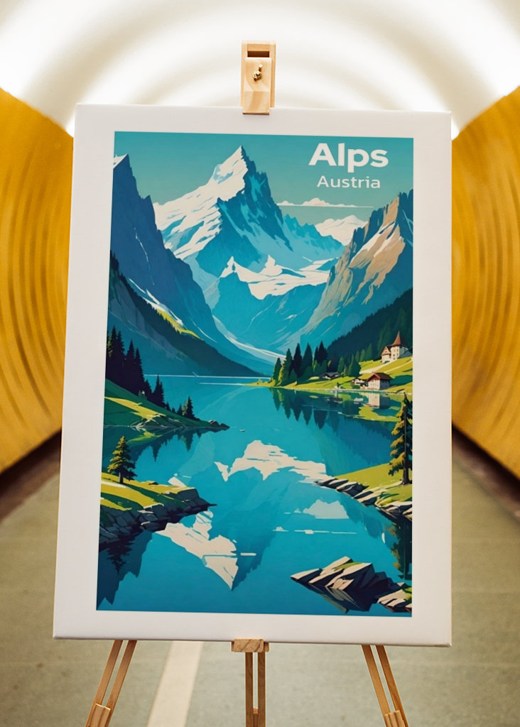 Alpok Ausztria Reisekunst