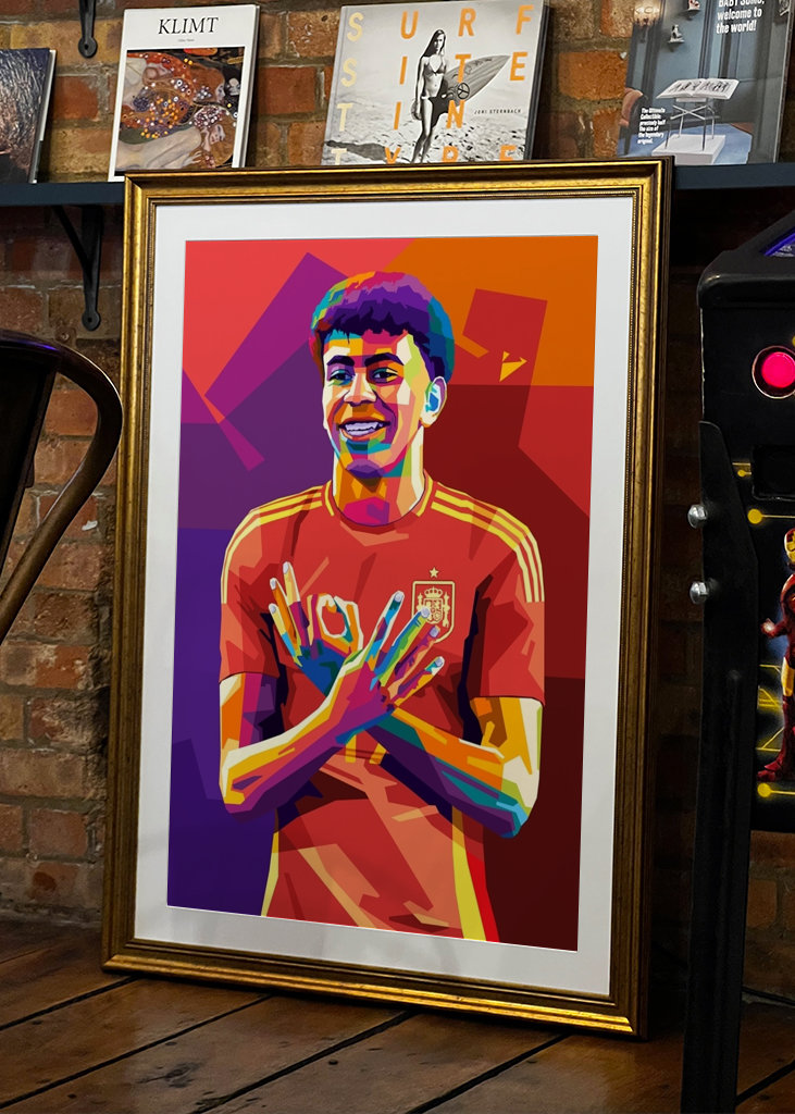 Lamine Yamal Pop Art