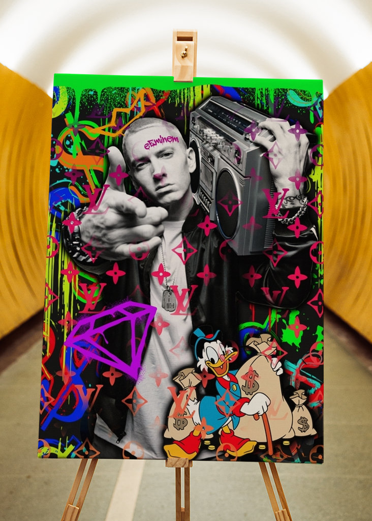 Pop-artový rapper Eminem 