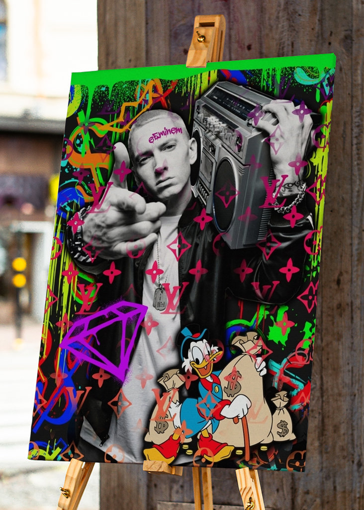 Pop-artový rapper Eminem 