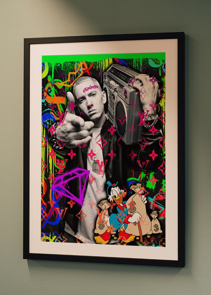 Pop-artový rapper Eminem 