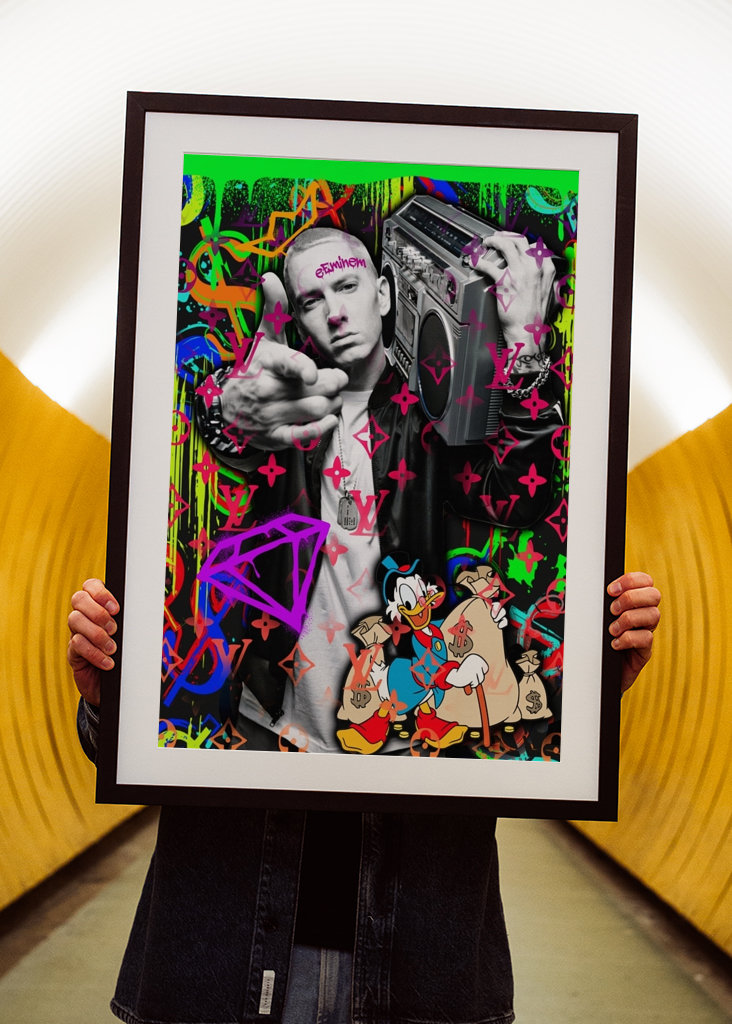 Pop-artový rapper Eminem 