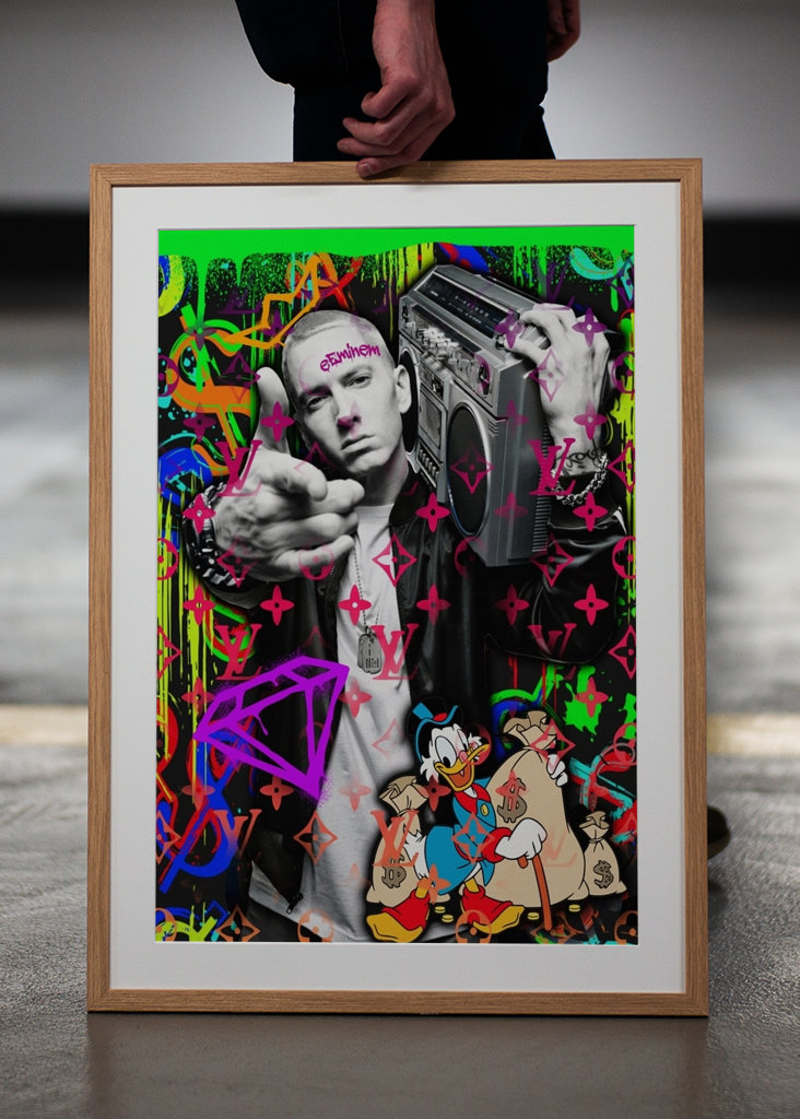 Pop-artový rapper Eminem 