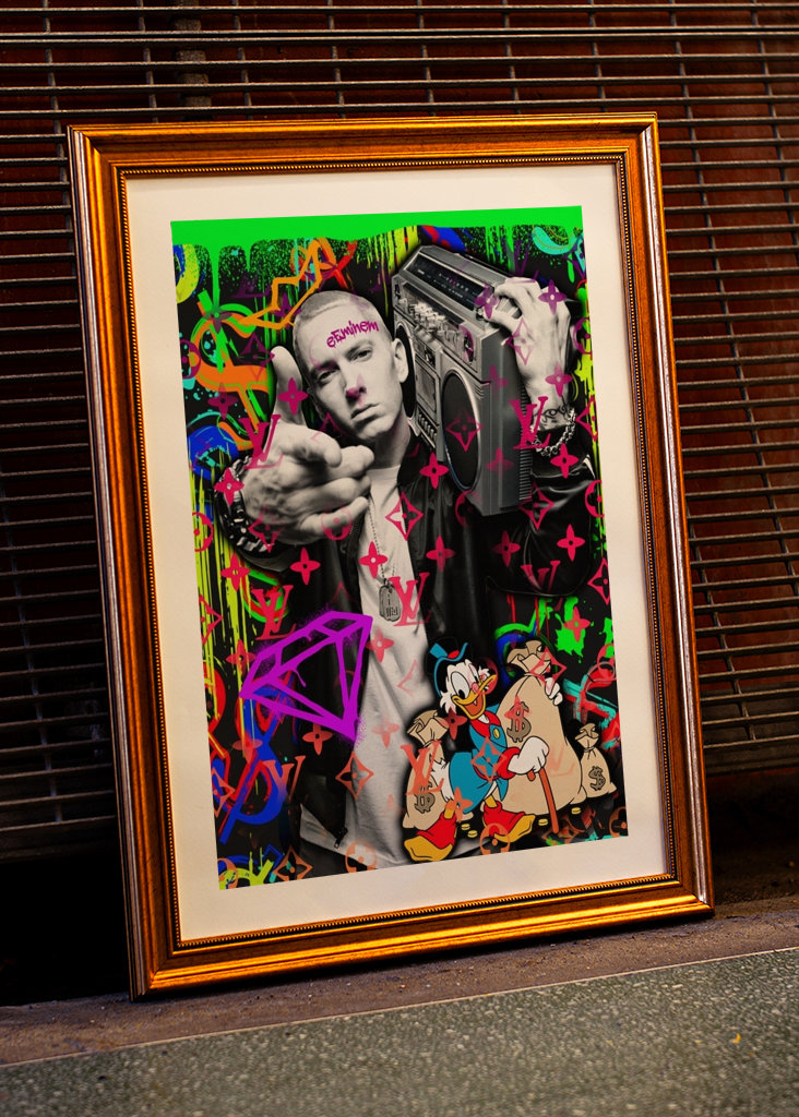 Pop-artový rapper Eminem 