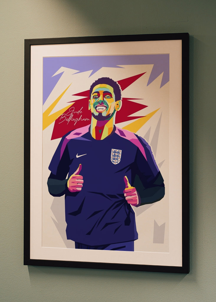 Jude Bellingham Pop Art